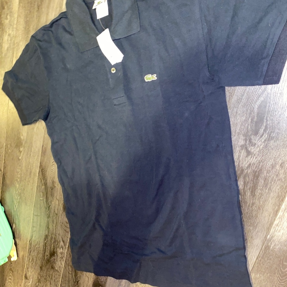 Lacoste med polo blue nwt